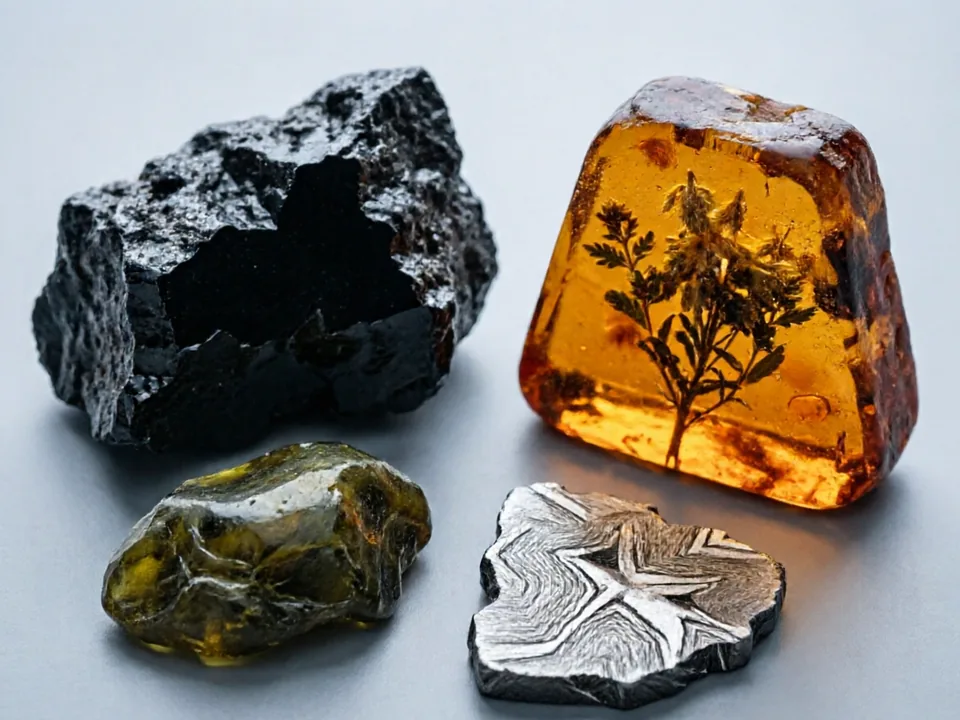 Glass, Organic & Extraterrestrial mineral family specimens
