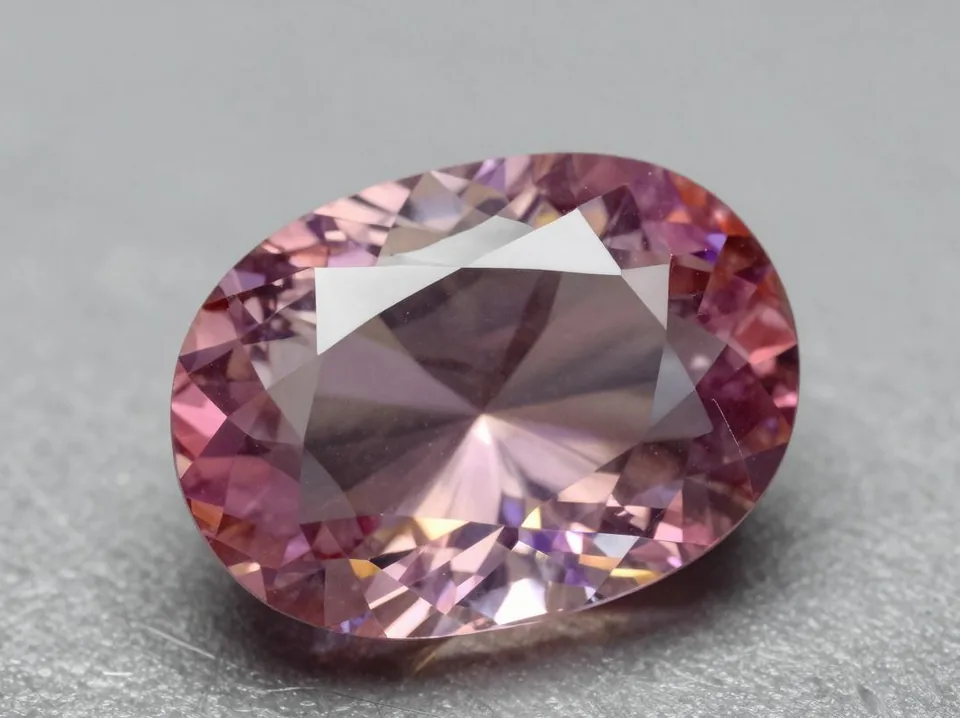 Illustrative faceted spinel on a neutral background