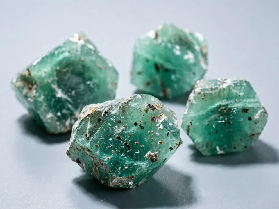 Illustrative Green Aventurine Quartz specimen on a neutral background.
